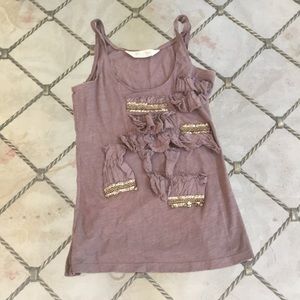 Zara basic army tank top